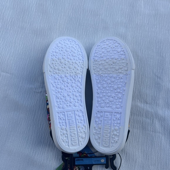 GroundUp Big Kids Size 3 Super Mario Brothers Vans Style Lace Up Shoes - Picture 6 of 8